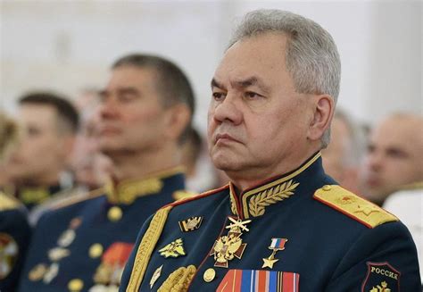 Russian Defense Minister Shoigu Visits Troops In Ukraine