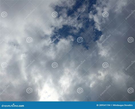 Cumulus And Altostratus Clouds Stock Photo Image Of Altostratus