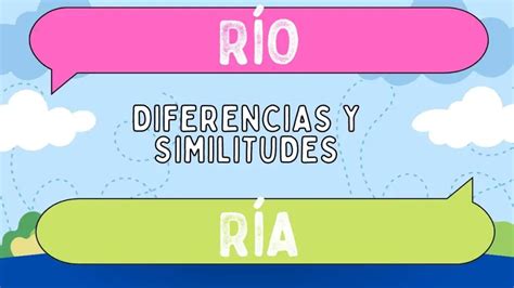 Diferencias entre río y ría