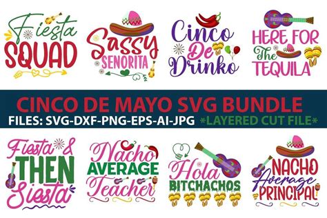 Cinco De Mayo Svg Bundle Bundle Creative Fabrica