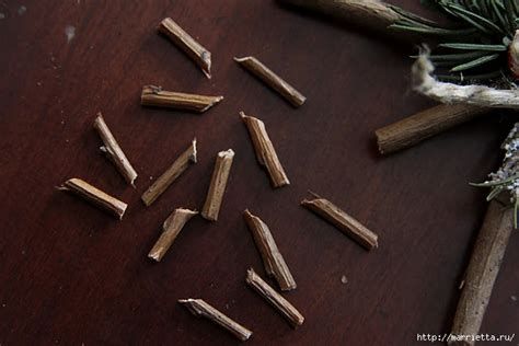 Новогодние СНЕЖИНКИ из веточек