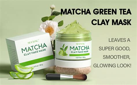 Matcha Green Tea Clay Mask Green Tea Clay Facial Mask With Volcanic