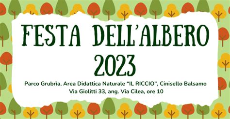 Festa Dellalbero Circolo Legambiente Di Cinisello Balsamo