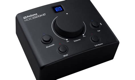 Introducing PreSonus MicroStation BT Bluetooth Monitor Controller