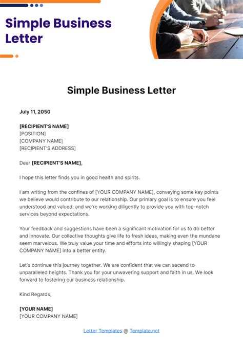 letter sample templates template samples