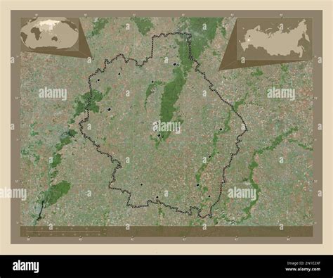 tambov region  russia high resolution satellite map locations  major cities   region