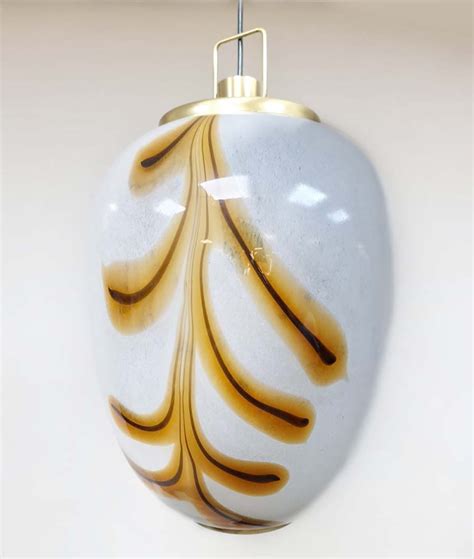 Vintage Large Design Italian Murano Glass Pendant Lamp 252360