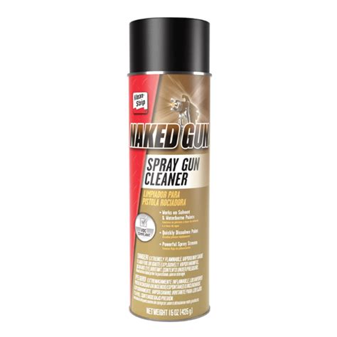 Klean Strip Naked Gun Spray Gun Cleaner Solvent Waterborne Paint Remover Oz Aerosol