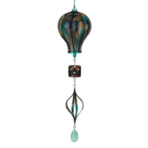 Solar Green Hot Air Balloon Spinner
