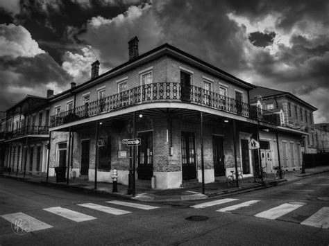 NOLA - French Quarter 008 BW Photograph by Lance Vaughn - Fine Art America