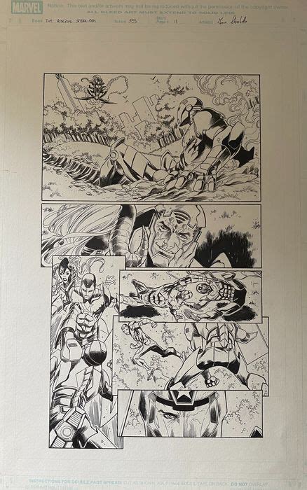 Amazing Spider Man Original Page P By Marco Catawiki