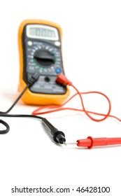 digital multimeter tester indonesia july  stock photo