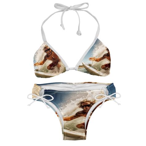 Surfing In Summer Swim Wear Detachable Sponge Adjustable Strap Bikini Set Two Pack For Multiple