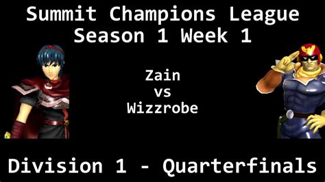 Scl Zain Marth Vs Wizzrobe Captain Falcon Division