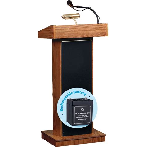 Oklahoma Sound Orator Lectern With Rechargeable Battery M X