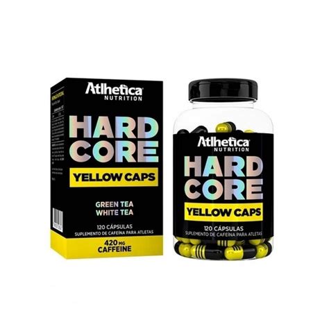 Hardcore Yellow 120 Capsulas Atlhetica Nutrition Shopee Brasil