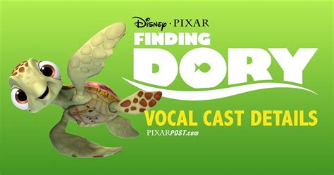 Additional 'Finding Dory' Vocal Cast Details - Bill Hader, Kate ...