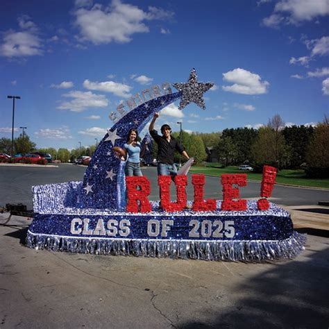 high school parade floats