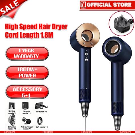 Hair Dryer W In Negative Ion Hot Cold Air Msia Pin Hair Dryer Pengering Rambut Hair