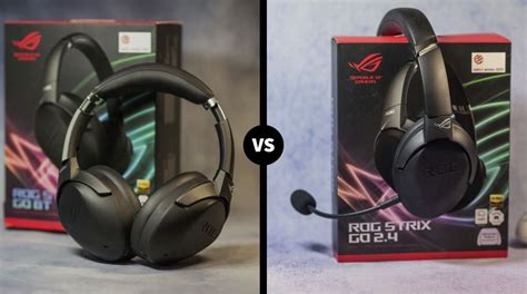 Asus Rog Strix Go Bt Wired Vs Asus Rog Strix Go 24 Wireless