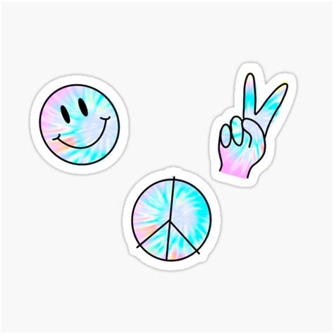 Tie Dye Sticker For Sale By Adyyylee Redbubble