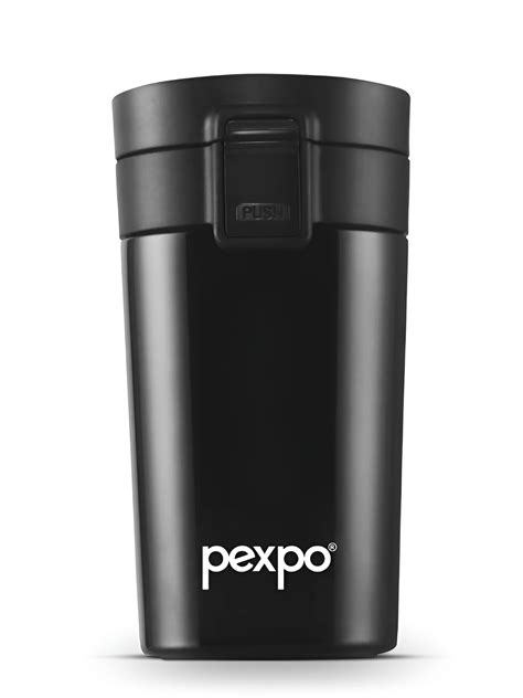 Buy Pexpo Cocoa Black Double Wall Thermosteel Hot Flask Knight Insulated Water Bottle Ml