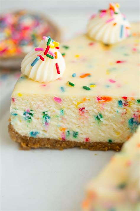 Easy Birthday Cake Cheesecake Recipe