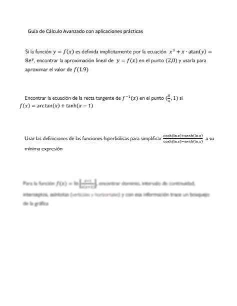 Solution Guia De Calculo Avanzado Con Aplicaciones Practicas