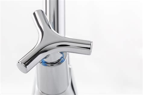 Premium Photo Mixer Cold Hot Water Modern Faucet Bathroom Kitchen Tap Object White