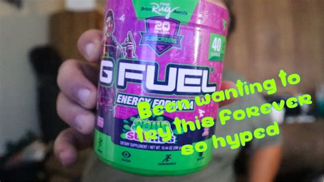 Trying Out Faze Rugs Gfuel Flavor Sour Blue Chug Rug First Time Youtube