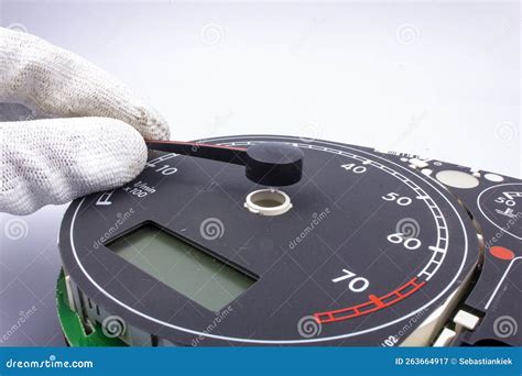 Disassembly of the Old Car Odometer, Repair, Disassembly Stock Image ...