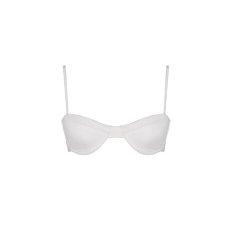 Solstice Bikini Top Optic White Meridian Swimwear Wolf Badger