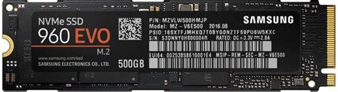 Dysk SSD Samsung 960 EVO 500GB M.2 (MZ-V6E500BW) - Opinie i ceny na ...