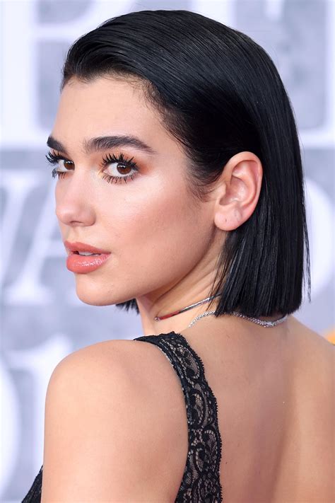 Platinum Blonde Dua Lipa Short Hair Blonde