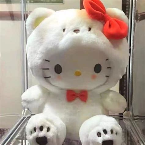 Urso Da Hello Kitty - 25cm Sanrio Cosplay Boneca De Pelúcia De Urso hello kitty | Shopee Brasil