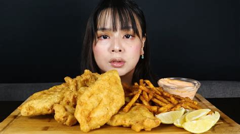 ASMR FISH AND CHIPS MUKBANG No Talking YouTube