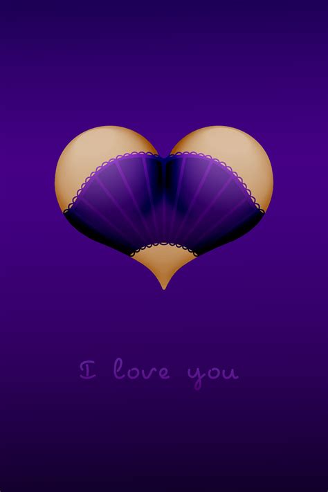 Valentine S Day Heart Shaped Sexy Buttocks In Panties Bikini Underwear Lingerie Sexual