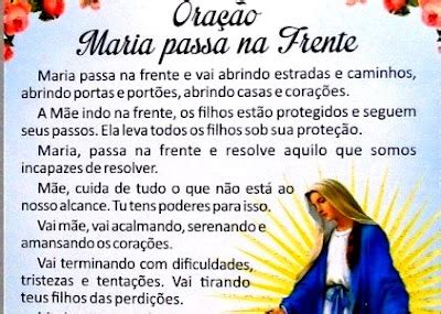 Oração Maria Passa na Frente Origem e Novena