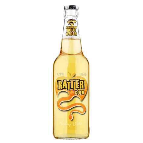 Rattler Gold Cider 8 X 330ml Pack Healeys Cyder