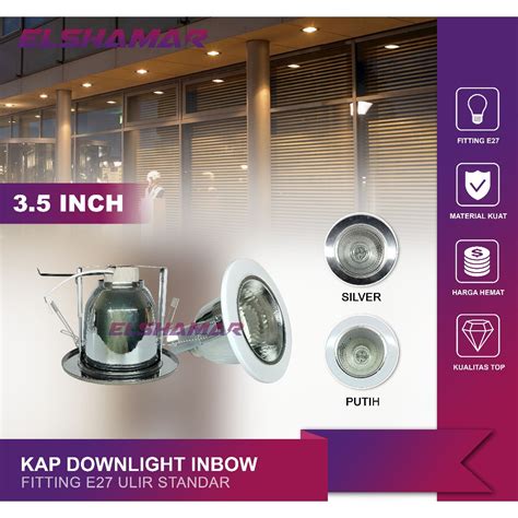 jual kap rumah lampu downlight   fitting  shopee indonesia