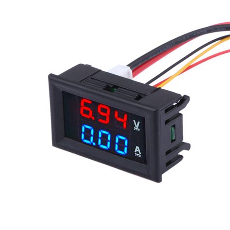 Dc V A Digital Voltmeter Ammeter Dual Display A Voltage