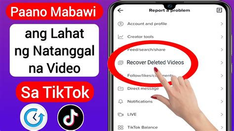 Paano Mabawi Ang Aking Mga Na Delete Na Tiktok Video Bagong Proseso