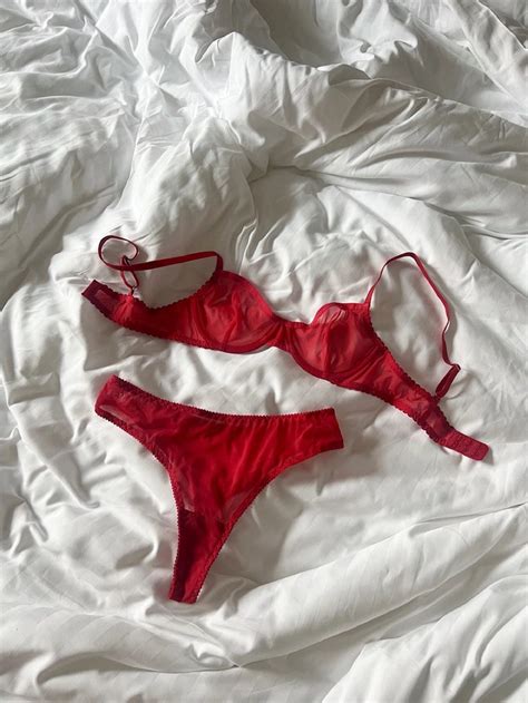 Beige Lingerie Nude Mesh Lingerie Set See Through Lingerie Sheer Lingerie Sheer Bra Sheer