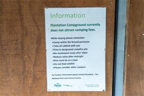 Plantation Campground Great Grampians Free Camping