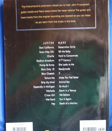 Red Hot Chili Peppers Stadium Arcadium Book Music Paperback Bass Recorded Versions Hal