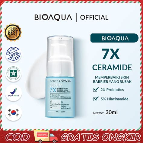 Jual BIOAQUA 7X Ceramide Skin Barrier Repair Serum Moisturizer Emulsion