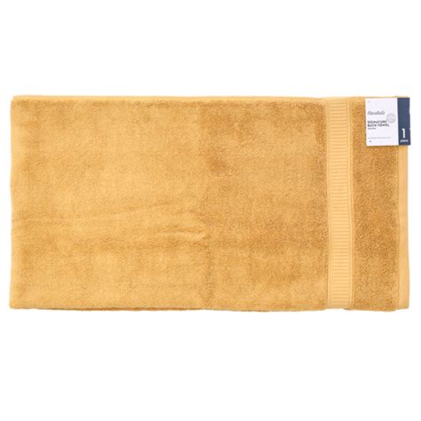 Essentials Chicago Mustard Bath Towel 70 X 130cm Bath Towels Towels