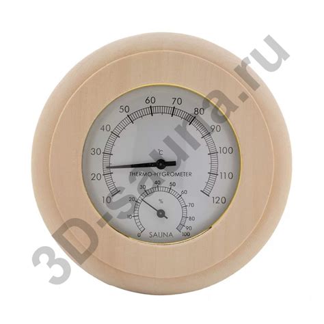 Термогигрометр ТН-10-L круг, Липа