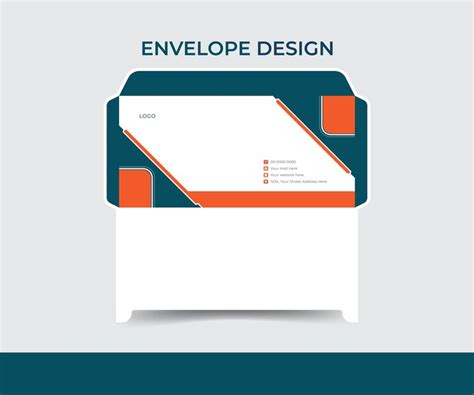 Premium Vector | Modern and Corporate envelope layout design template