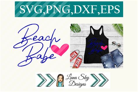 Beach Babe Graphic By Lunaskysvg Creative Fabrica